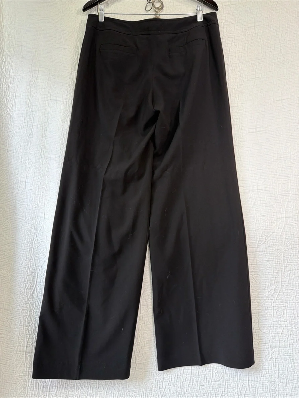The Limited Cassidy Wide Leg Dress Pants Size 10 Black Trousers Slacks Office - Picture 10 of 16